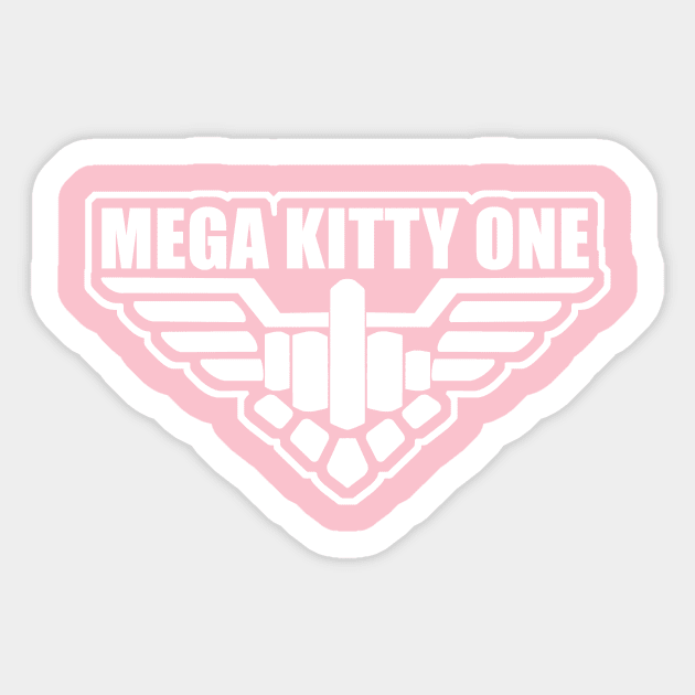 Mega Kitty One Sticker by yayzus
